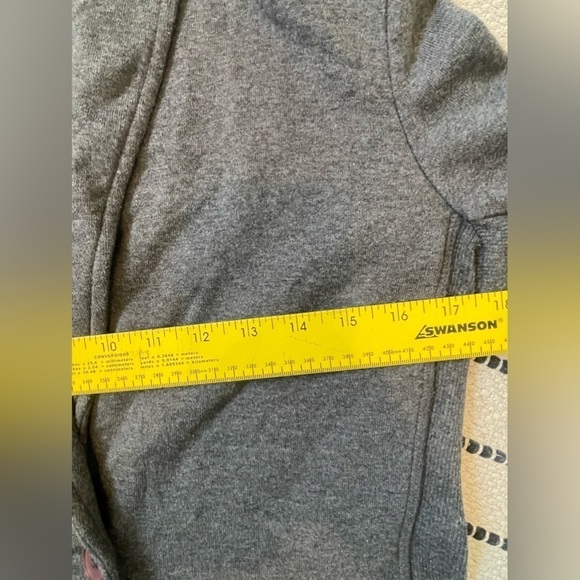 James Perse Grey Gray Cotton Jersey Blazer Cardigan Size 1 Small - Picture 8 of 9